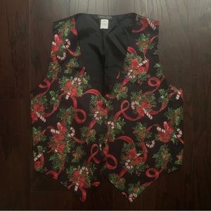 VTG Saddle River Sportswear Christmas Vest